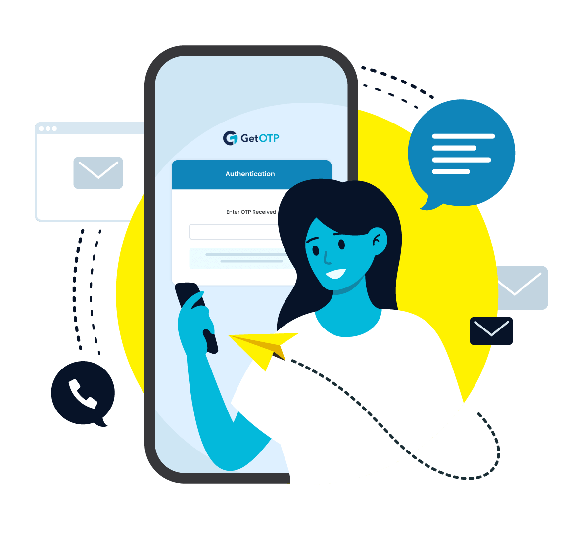 Woman checking her phone